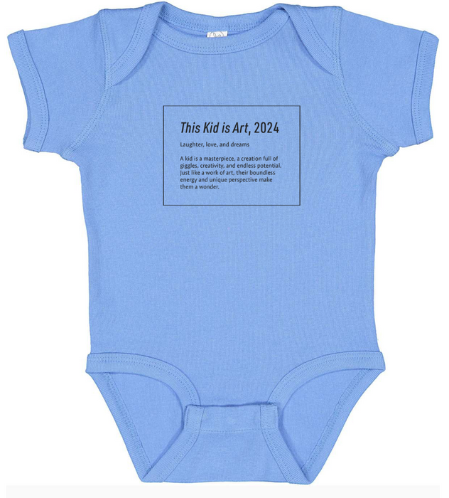 THIS KID IS ART,2024 ONESIE