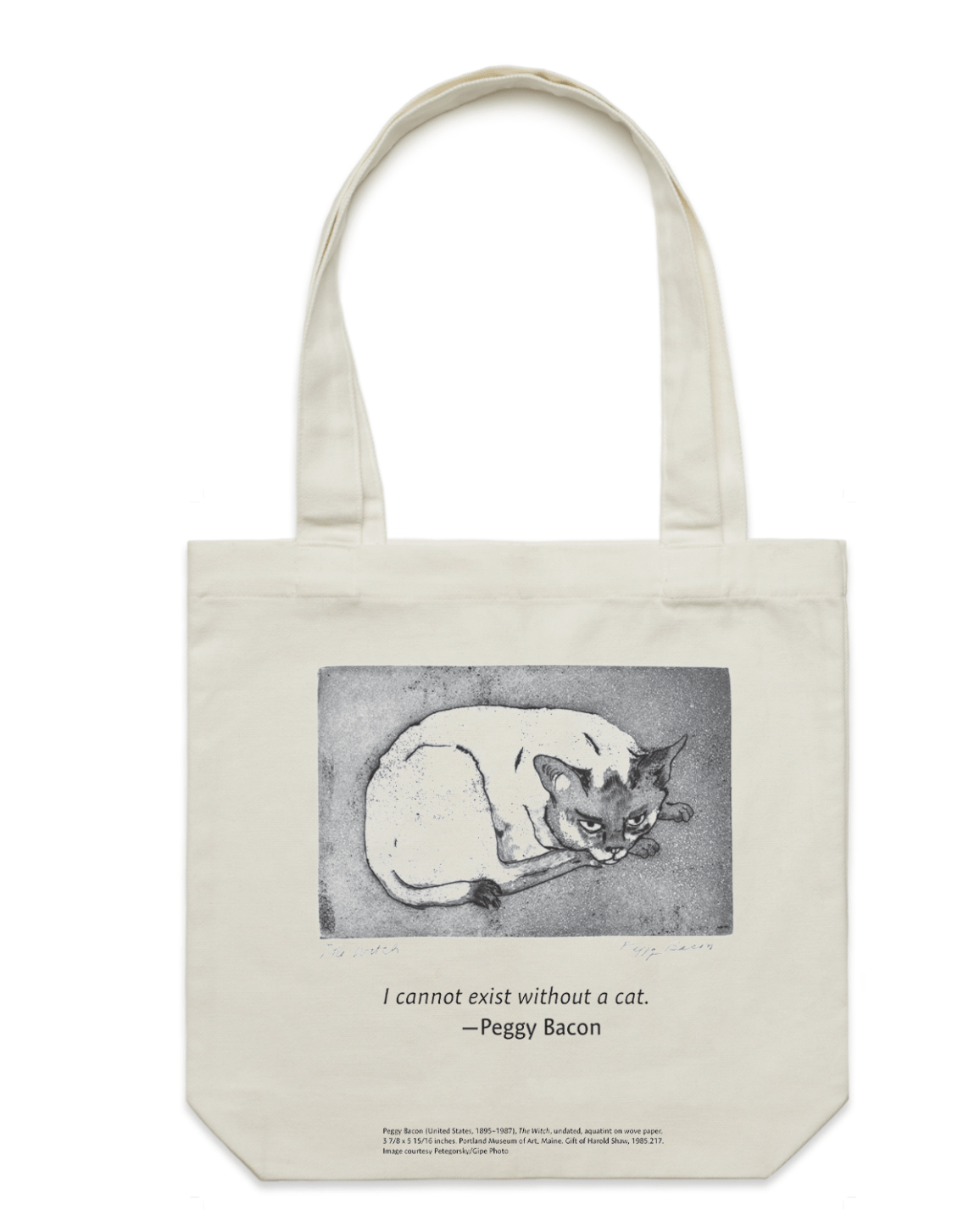 Peggy Bacon tote - PMA Store at the Portland Museum of Art, Maine