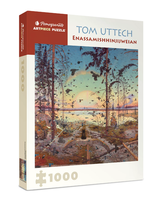 Tom Uttech: Enassamishhinjijweian 1000 piece Jigsaw Puzzle