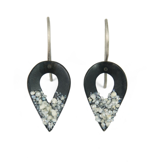 Mary Forst Reverse Tear Drop Earrings