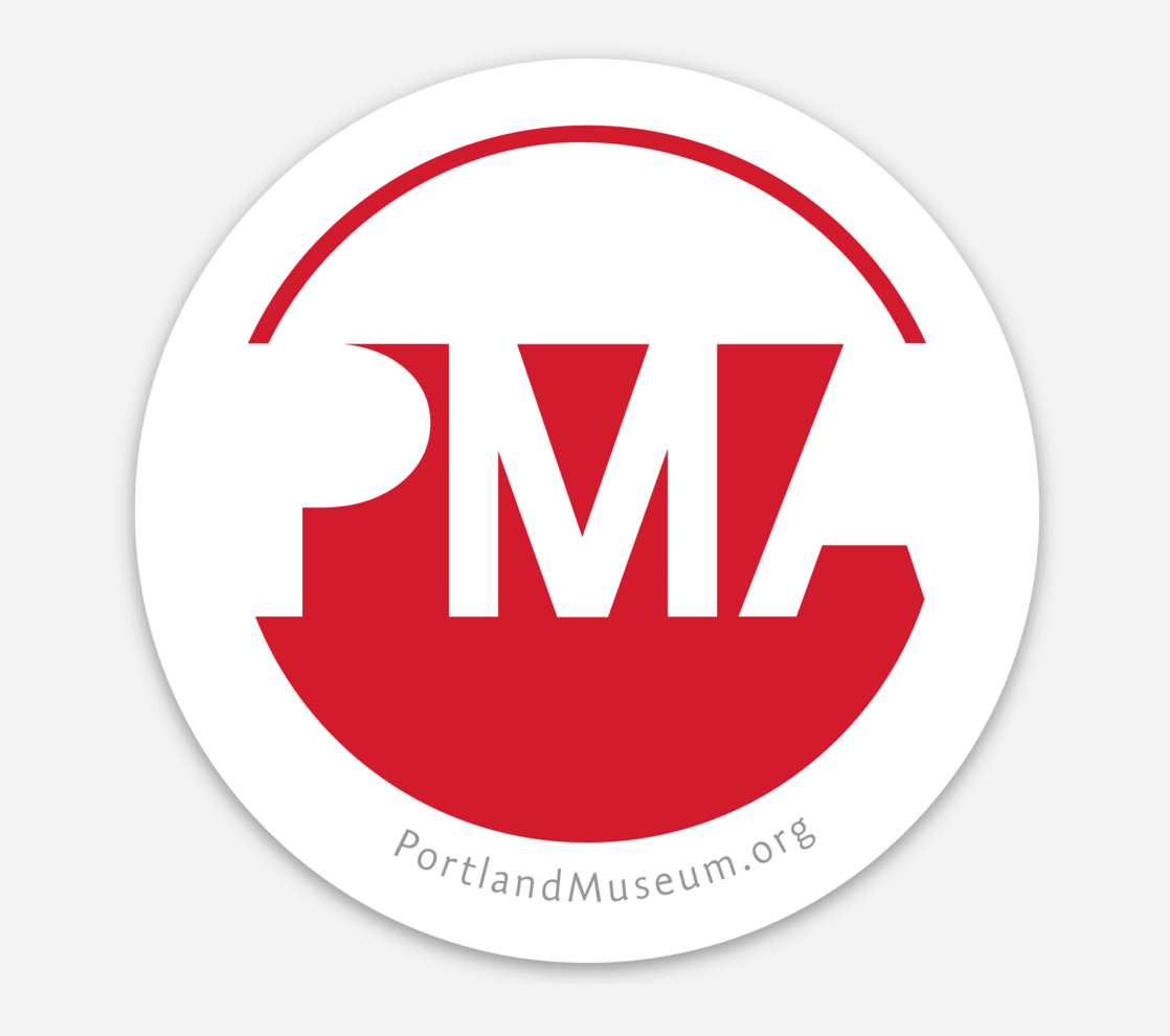 PMA LOGO STICKER 3x3 - PMA Store at the Portland Museum of Art, Maine