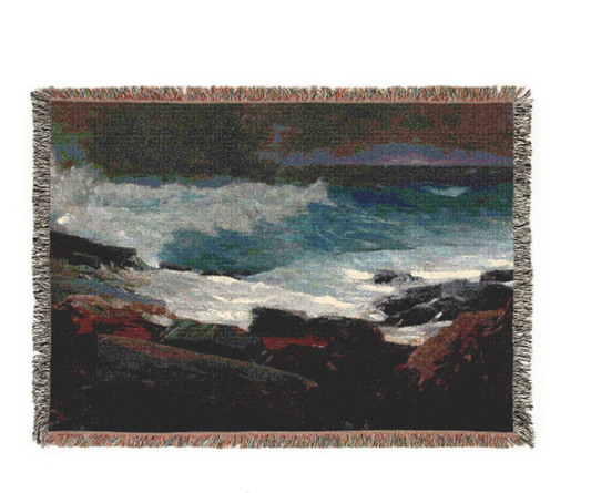 Winslow Homer Weatherbeaten Woven Blanket - PMA Store at the Portland Museum of Art, Maine