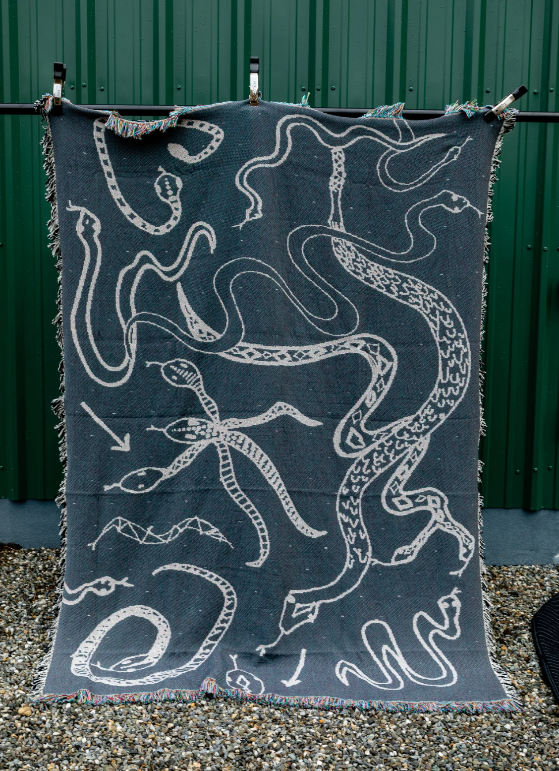 Snake Blanket by Eve Biddle