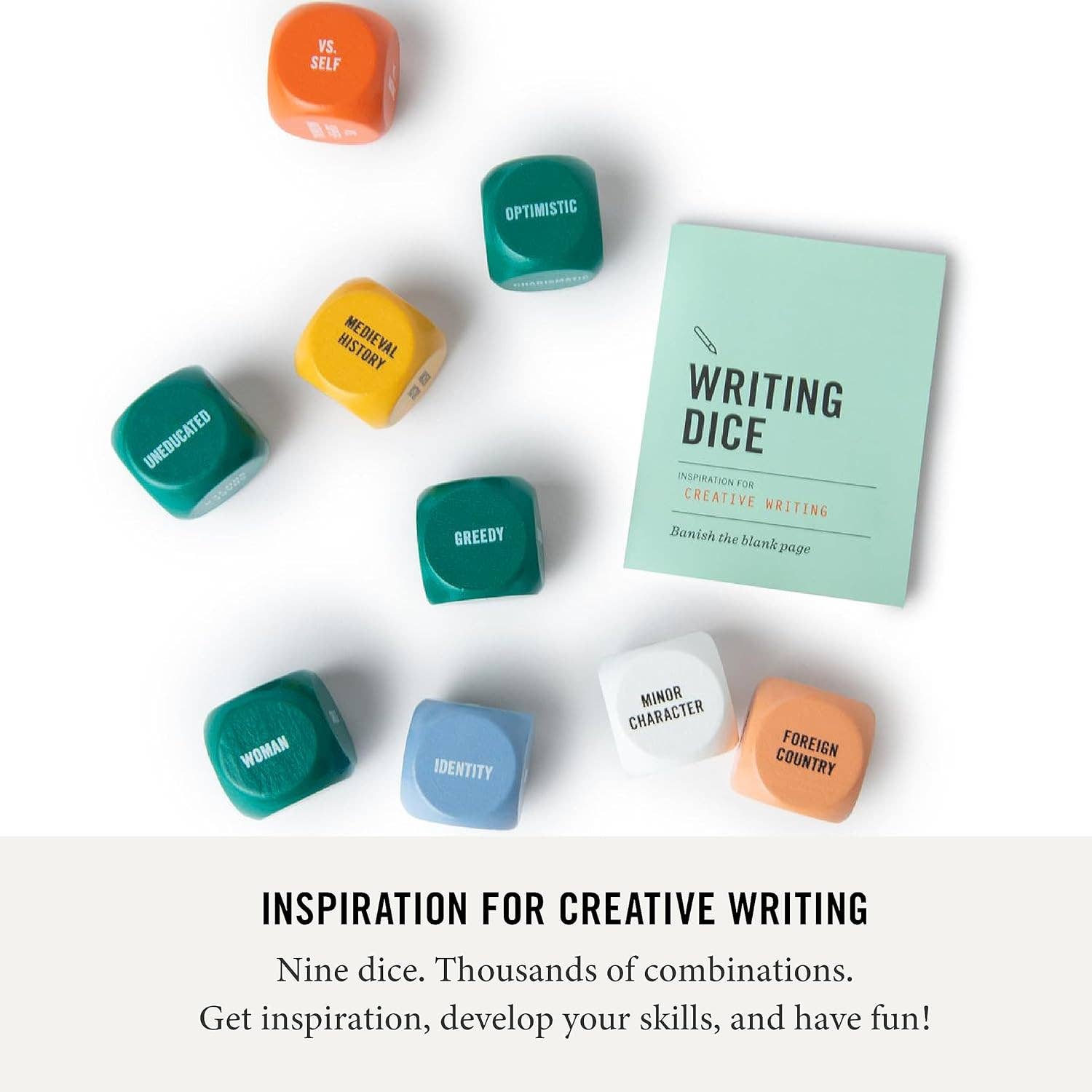 Two Tumbleweeds - Writing Dice - Inspiration for Creative Writing - PMA Store at the Portland Museum of Art, Maine