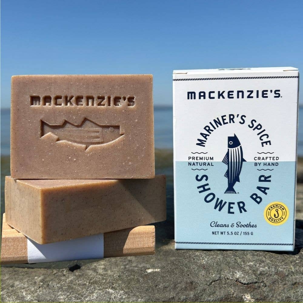 MacKenzie's Fisherman - Mariner's Spice Shower Bar- 5.5 oz (12 qty) - PMA Store at the Portland Museum of Art, Maine