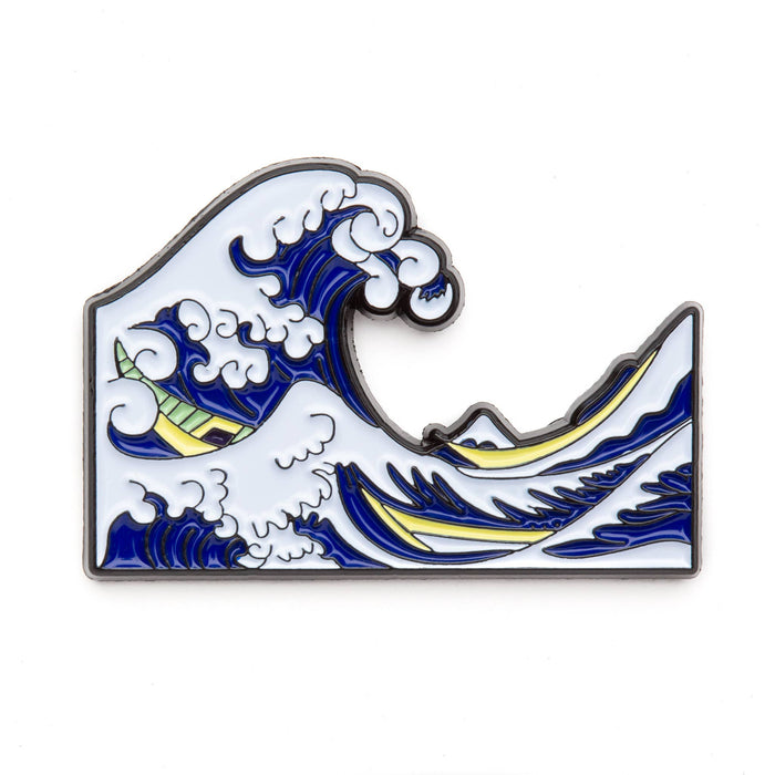 Today is Art Day - Pin - Great Wave - Hokusai