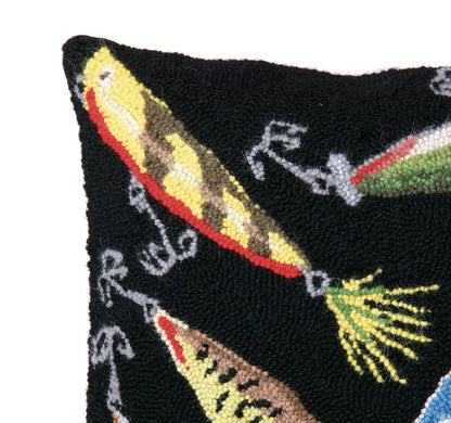 Peking Handicraft - Fishing Lures Hook Pillow - PMA Store at the Portland Museum of Art, Maine