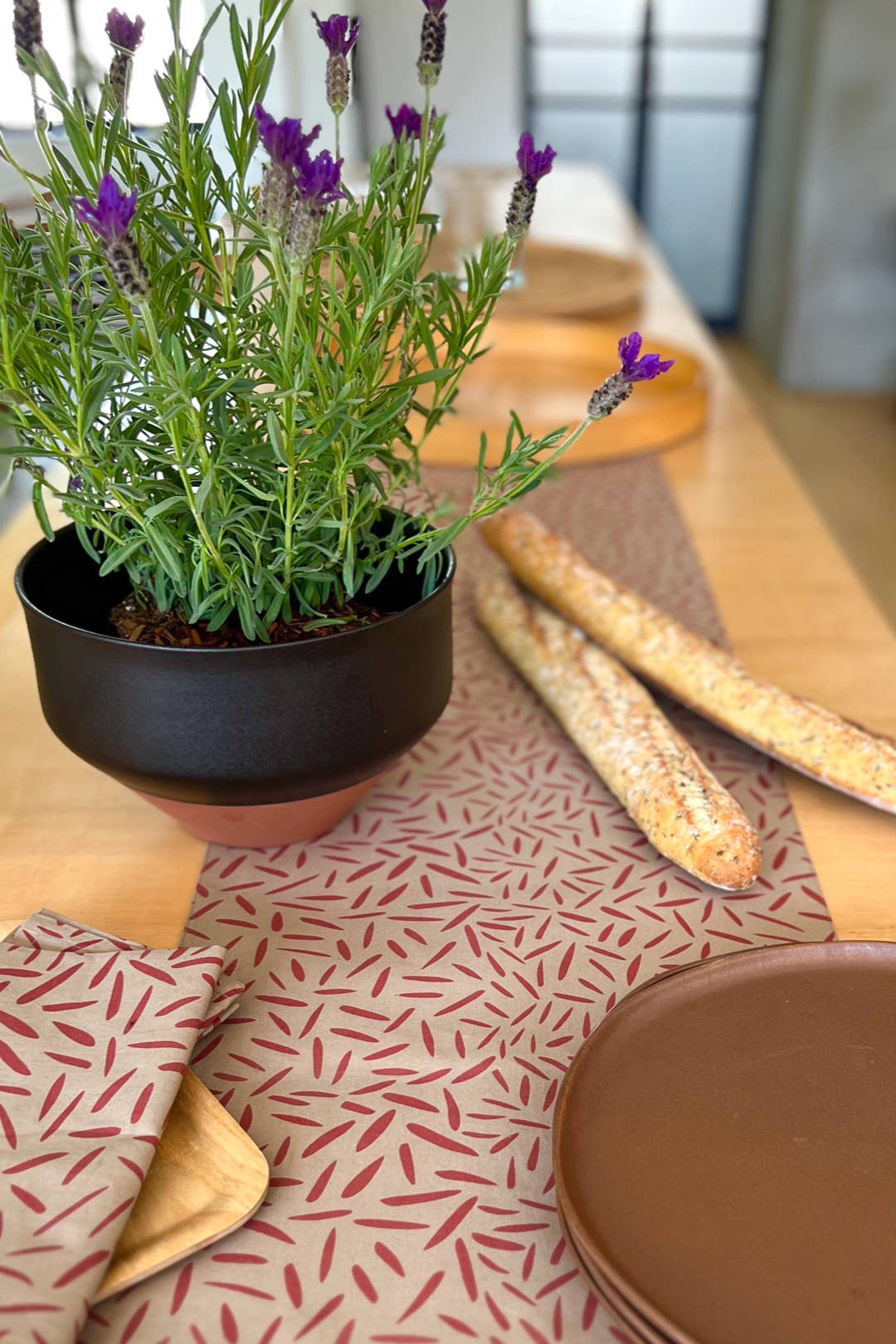See Design - Table Runner: Touch Blue/Blue - PMA Store at the Portland Museum of Art, Maine