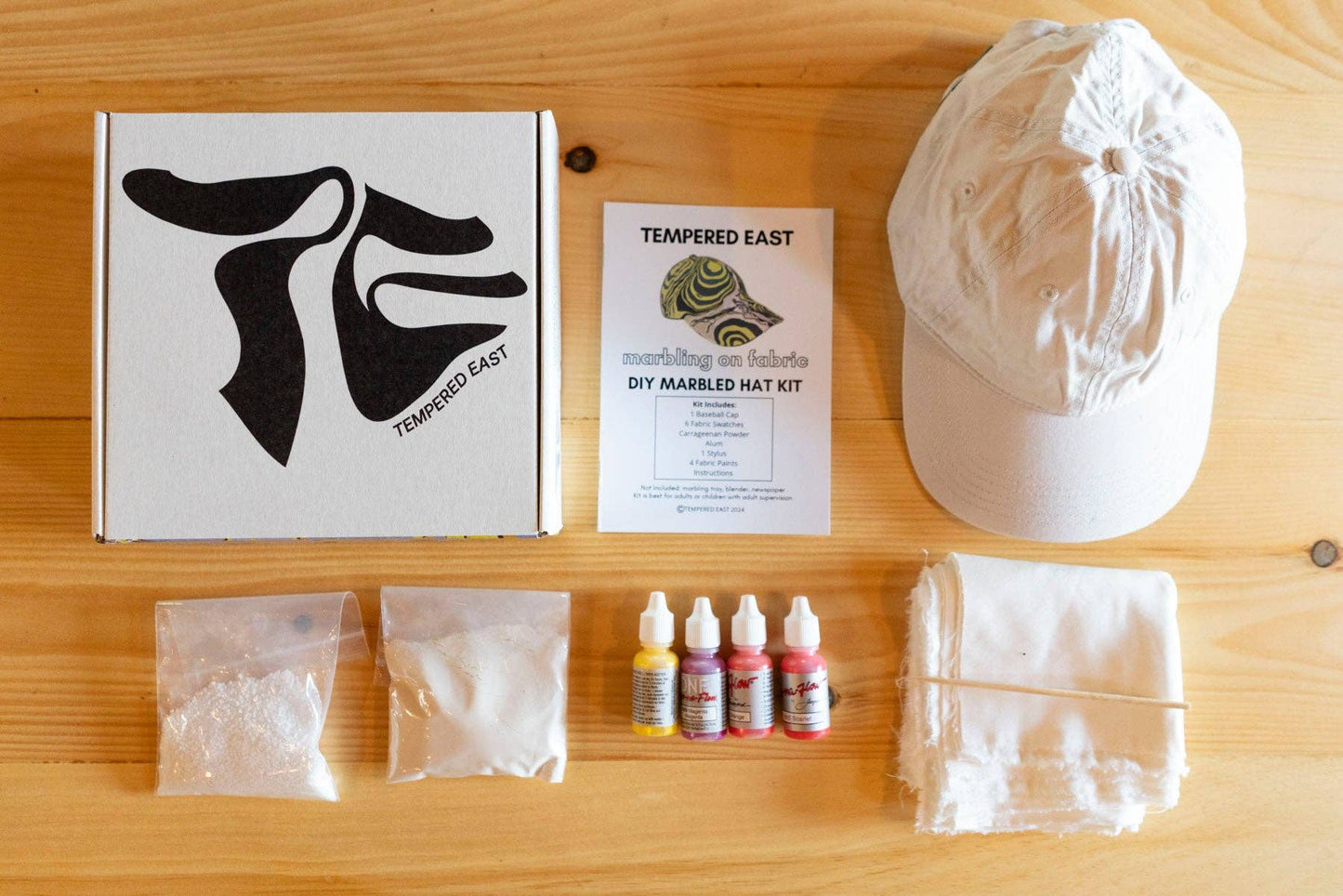 Tempered East - DIY Hat Marbling Kit