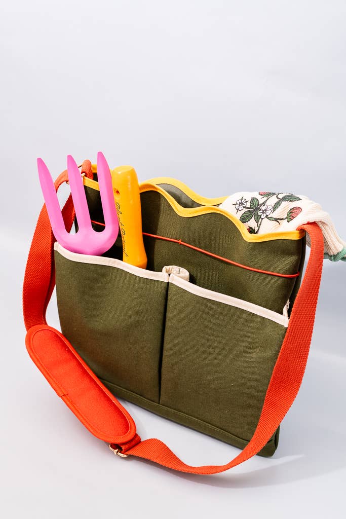 Ban.do - Garden Tool Bag, Colorblock - PMA Store at the Portland Museum of Art, Maine