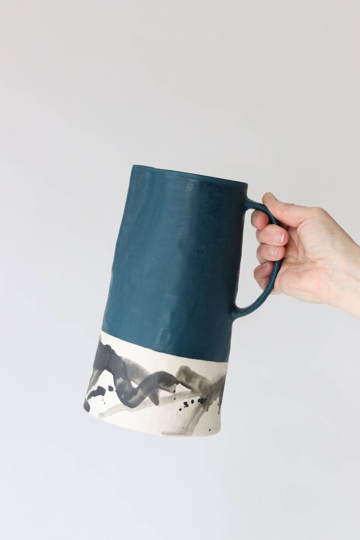 Elizabeth Benotti Ceramics - Splatter Pitcher: Daybreak - PMA Store at the Portland Museum of Art, Maine