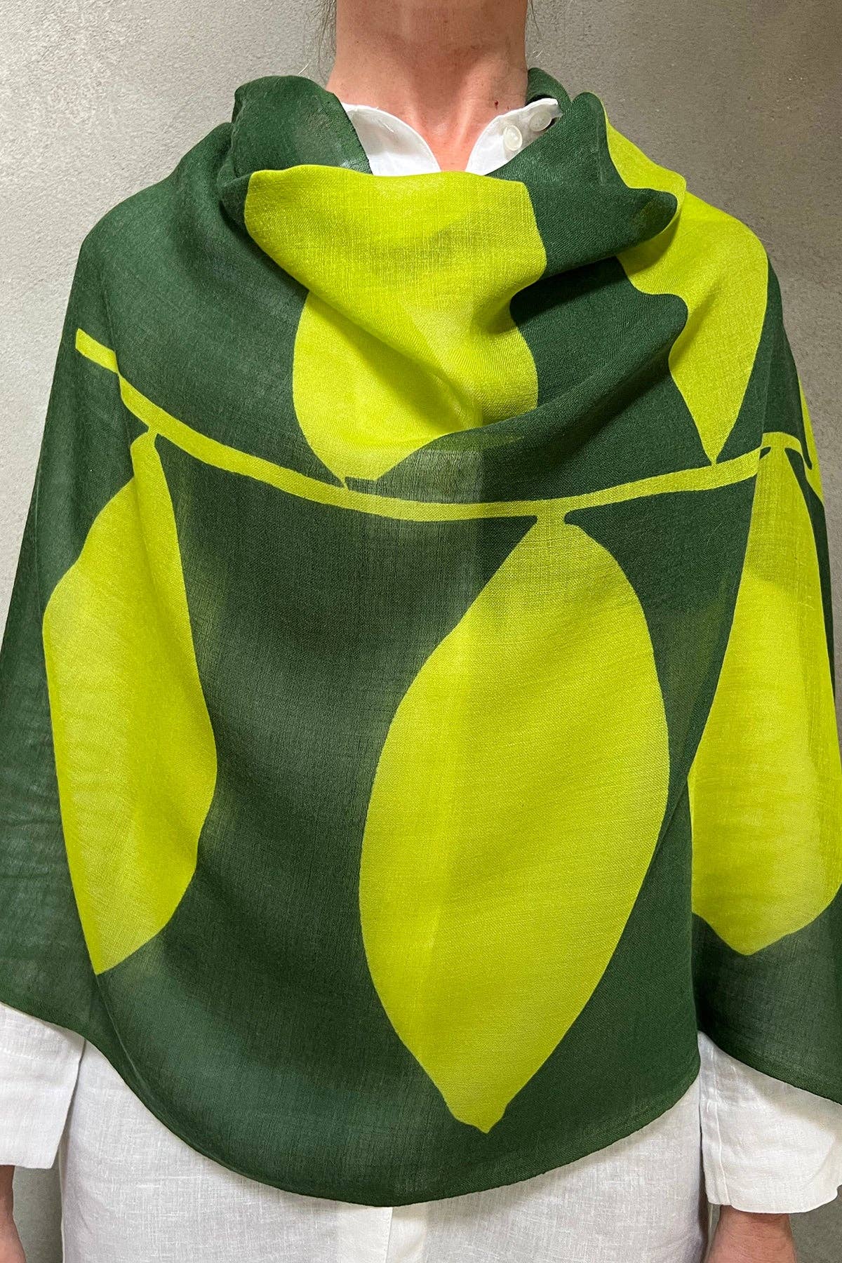 Wool Scarf: Blocks Orange - PMA Store at the Portland Museum of Art, Maine