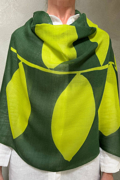 Wool Scarf: Blocks Orange - PMA Store at the Portland Museum of Art, Maine