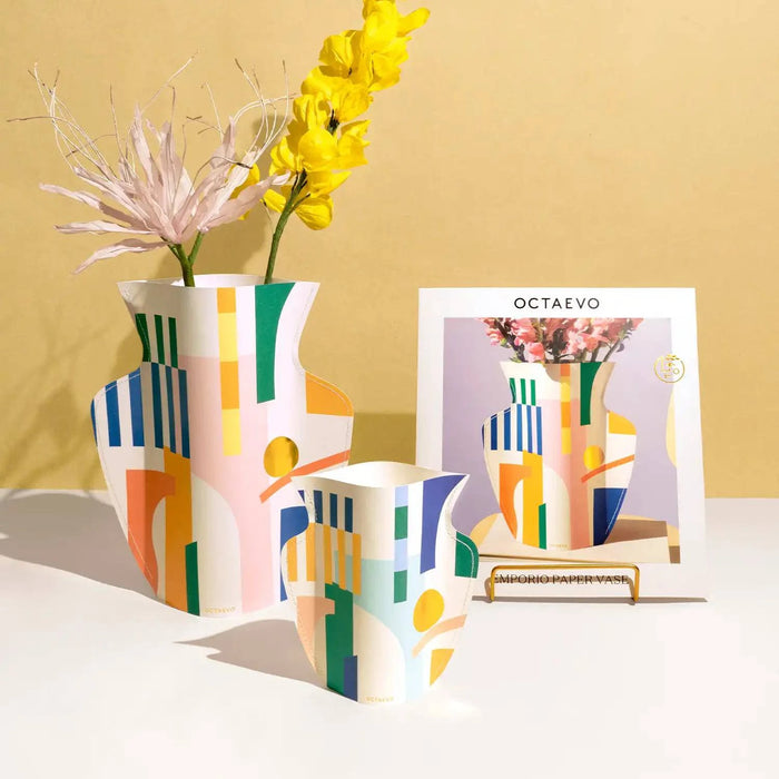 54 Celsius - OCTAEVO Emporio Paper Vase - PMA Store at the Portland Museum of Art, Maine