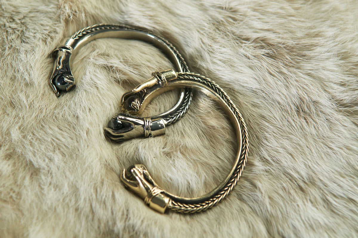 OZMA adornments - Soothsayer Cuff: Silver w/ hematite - PMA Store at the Portland Museum of Art, Maine