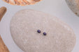 Sea Salt & Silver - Black Pearl Stud Earrings: Medium - PMA Store at the Portland Museum of Art, Maine