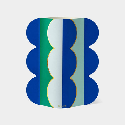 OCTAEVO Paper Vase Riviera Wave - PMA Store at the Portland Museum of Art, Maine