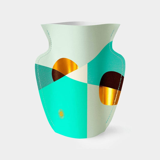 OCTAEVO Siena Mini Paper Vase: Mint - PMA Store at the Portland Museum of Art, Maine