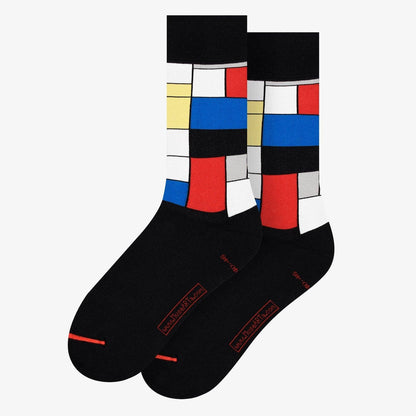 ART SOX - MuseARTa GmbH - Piet Mondrian - Composition with Red, Blue and Yellow: EU 36-40 | UK 3½-6½ | US 6-9 - PMA Store at the Portland Museum of Art, Maine