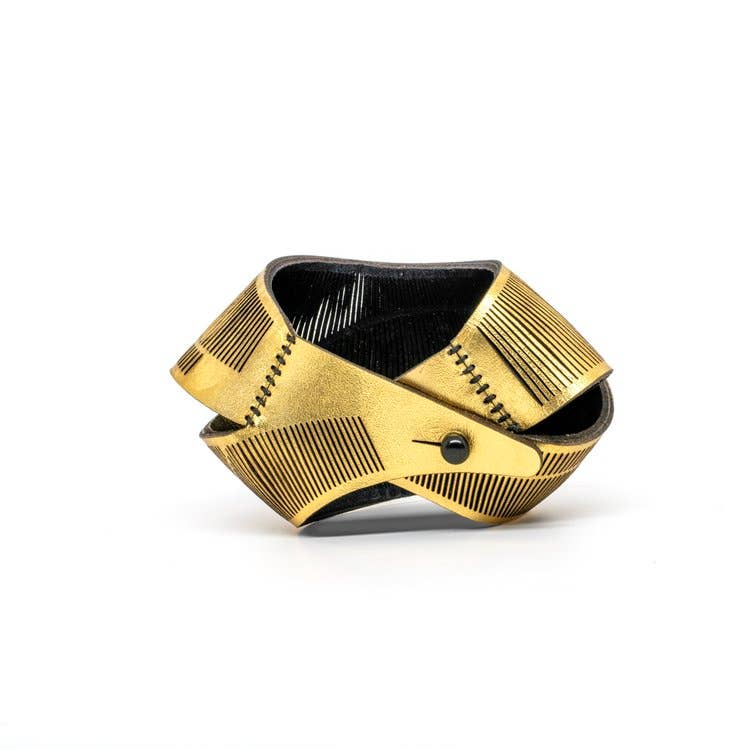 Oropopo - Barnacle Cuff: Gold - PMA Store at the Portland Museum of Art, Maine
