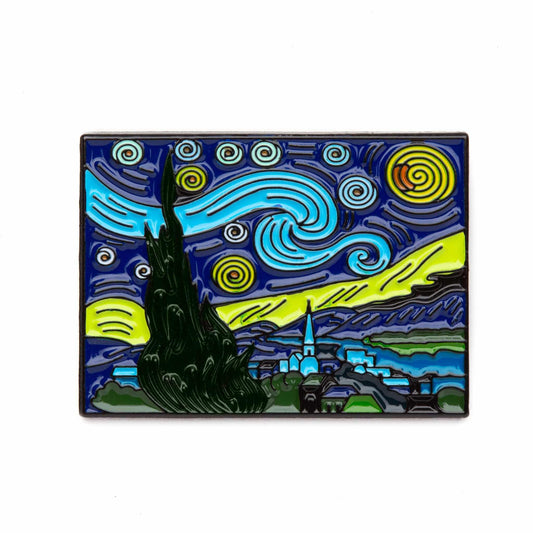 Today is Art Day - Pin - Starry Night - Van Gogh - PMA Store at the Portland Museum of Art, Maine
