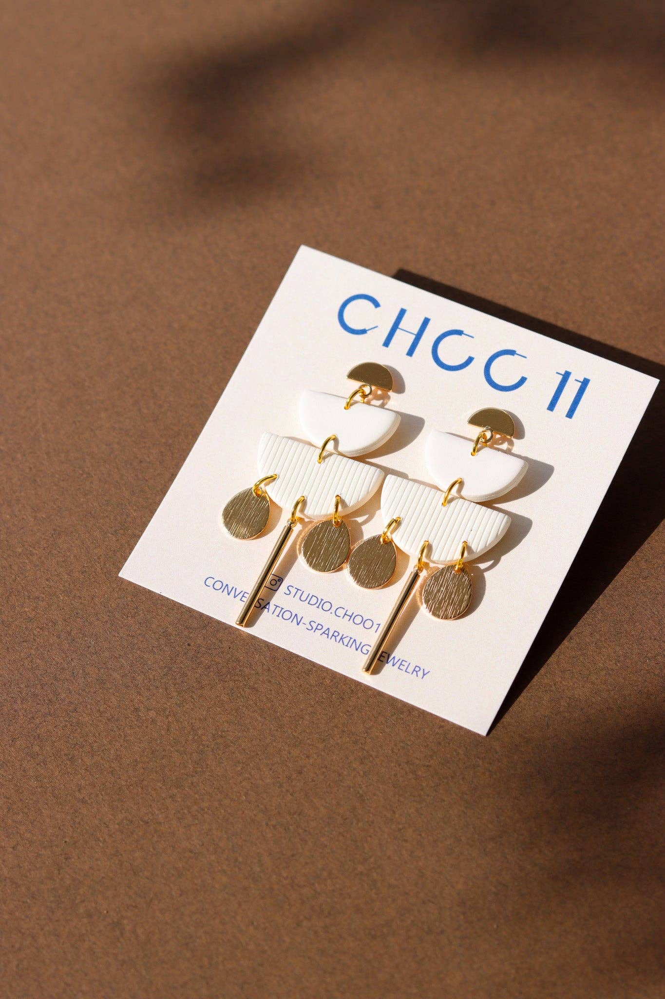 KAYLA EARRINGS // GOLD TONE: Hydrangea - PMA Store at the Portland Museum of Art, Maine