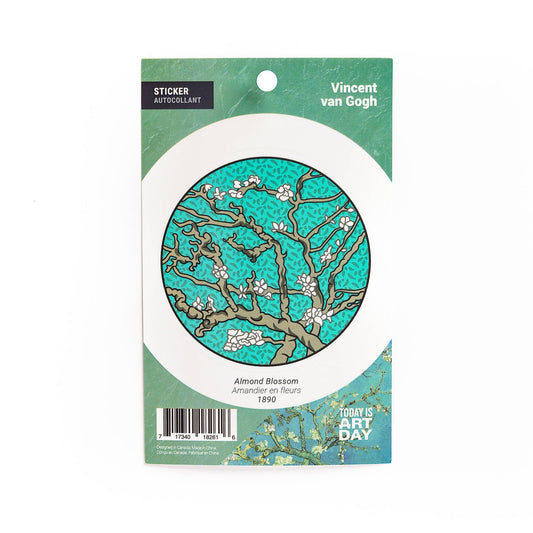 Today is Art Day - Sticker - Almond Blossom - Vincent van Gogh - PMA Store at the Portland Museum of Art, Maine