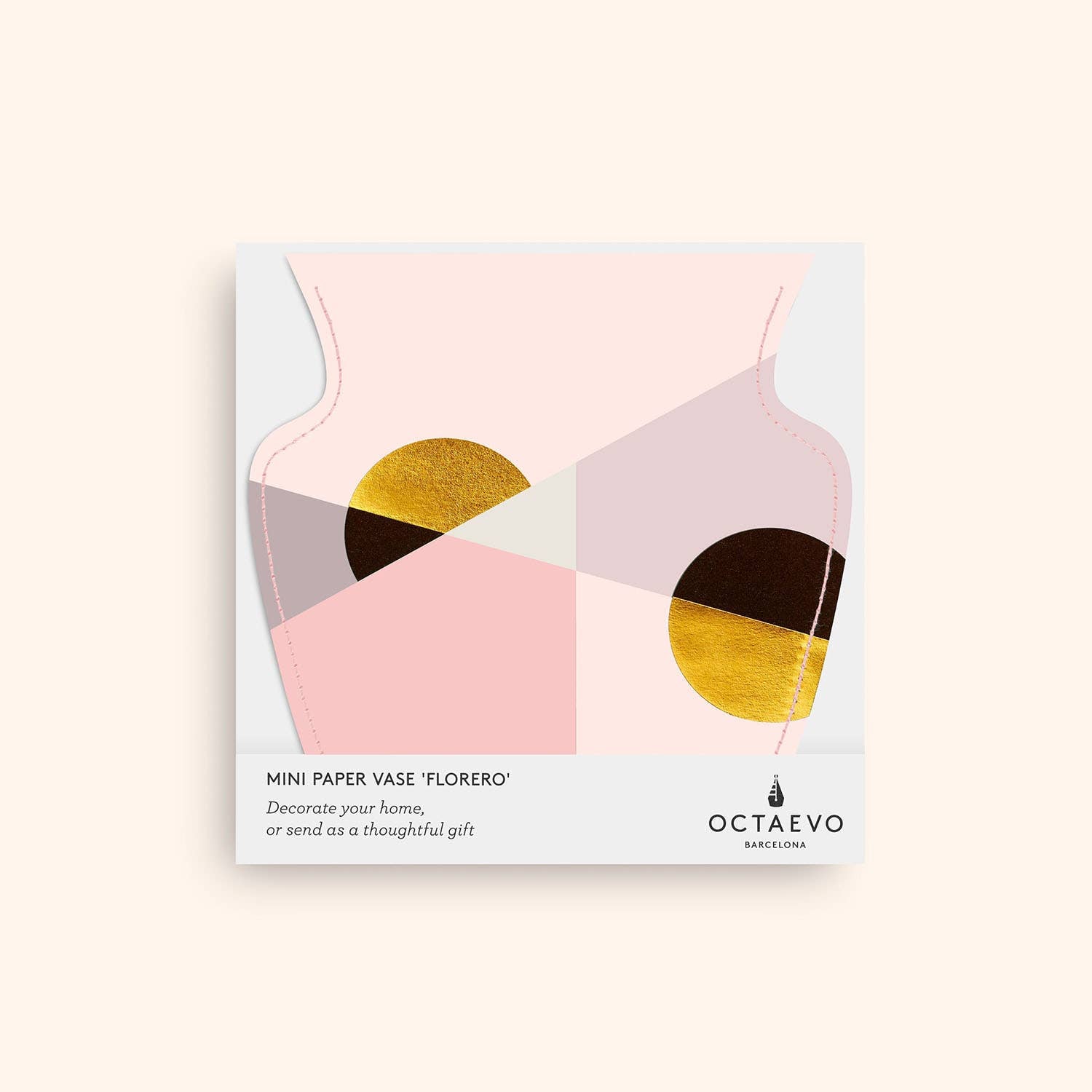 OCTAEVO Siena Mini Paper Vase: Mint - PMA Store at the Portland Museum of Art, Maine