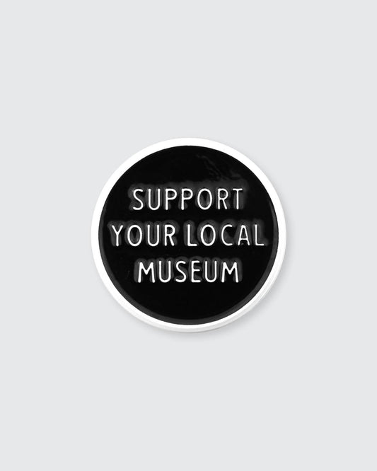 Support Your Local Museum • Enamel Pin - PMA Store at the Portland Museum of Art, Maine