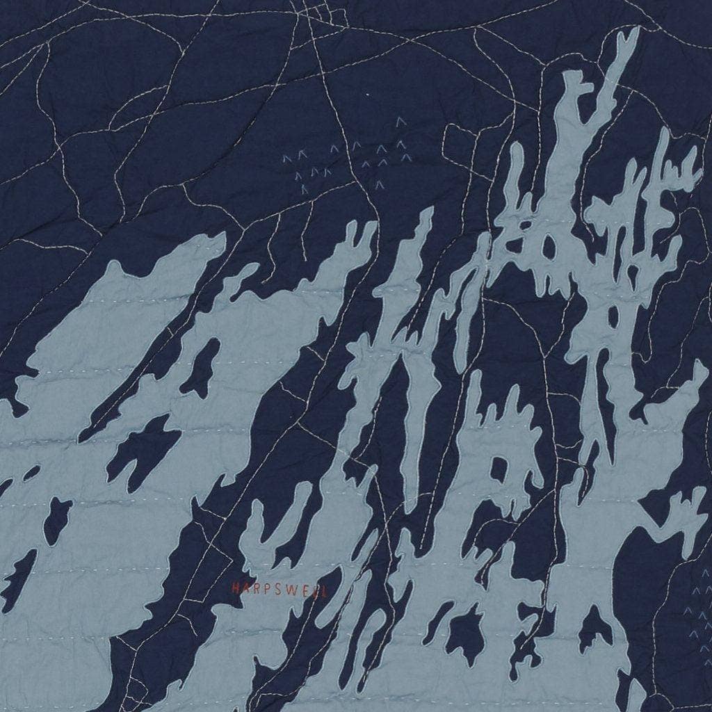 Haptic Lab - Casco Bay Quilt: Steel Blue & Navy - PMA Store at the Portland Museum of Art, Maine