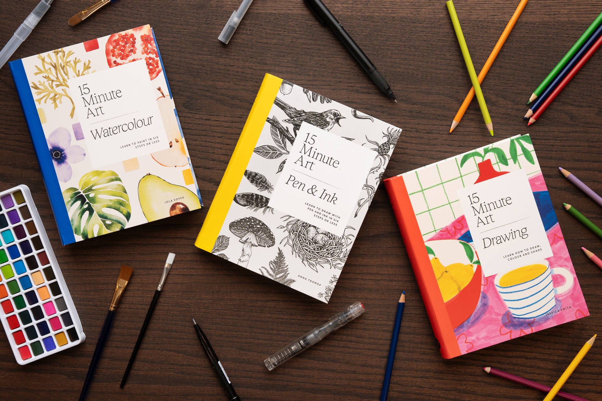 Chronicle Books - 15-minute Art Watercolour - PMA Store at the Portland Museum of Art, Maine