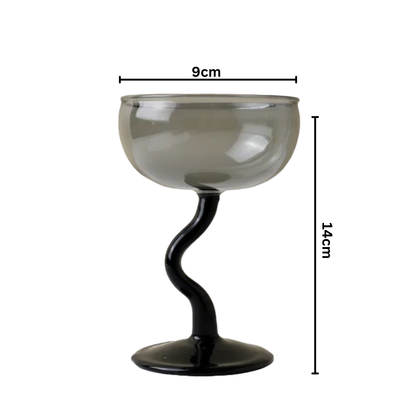 IVORE.GROUP (We cover All Import duty) - Candy Color Dessert Glass Cup: Jade Blue - PMA Store at the Portland Museum of Art, Maine