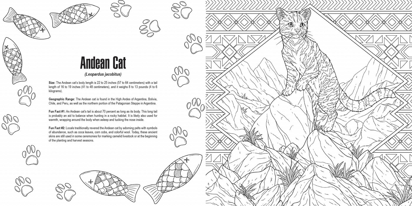 Penguin Random House LLC - Cats: A Smithsonian Coloring Book