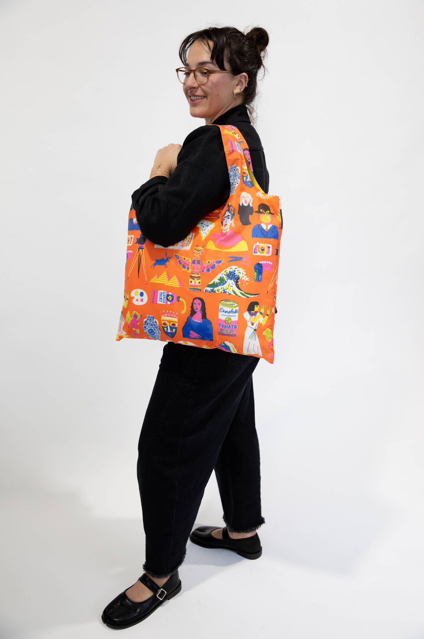 Yellow Owl Workshop - Art History Art Sack by The Printed Peanut - Reusable Tote - PMA Store at the Portland Museum of Art, Maine