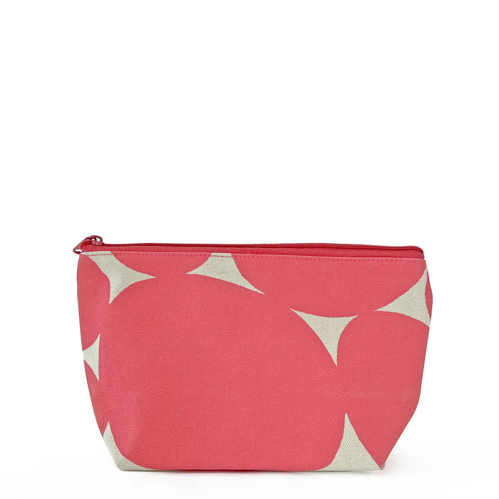 See Design - Travel Pouch Small: Big Smudge Dot Pink/Orange