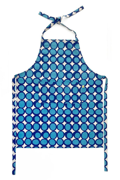 Apron: Globe Aqua/Green - PMA Store at the Portland Museum of Art, Maine