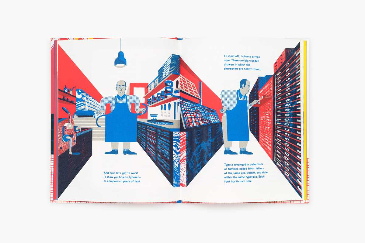 Simon & Schuster - Meet the Typographer by Gaby Bazin: Hardcover; 40 pages / English - PMA Store at the Portland Museum of Art, Maine