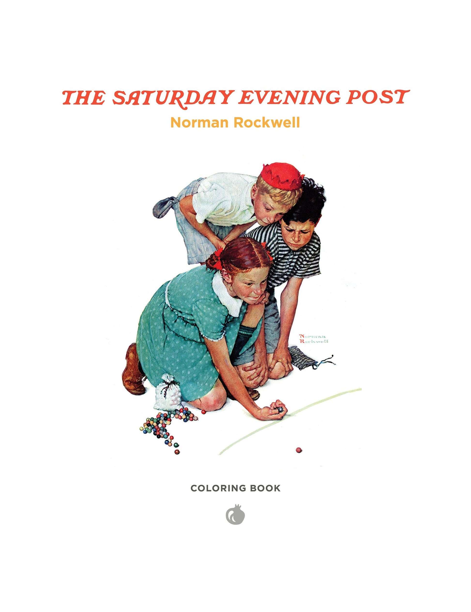 Pomegranate - Norman Rockwell Coloring Book - PMA Store at the Portland Museum of Art, Maine