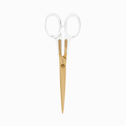 Poketo - Acrylic Scissors in Gold - PMA Store at the Portland Museum of Art, Maine