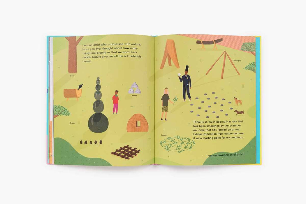 Simon & Schuster - I Am an Artist (Books for Kids, Art for Kids, Art Book) by Doro Globus: Hardcover; 40 pages / English - PMA Store at the Portland Museum of Art, Maine