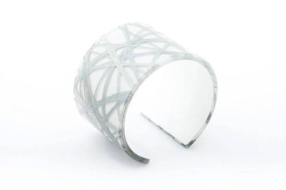 dconstruct - Ecoresin Cuff - Wide: Whisper Robin / M - PMA Store at the Portland Museum of Art, Maine