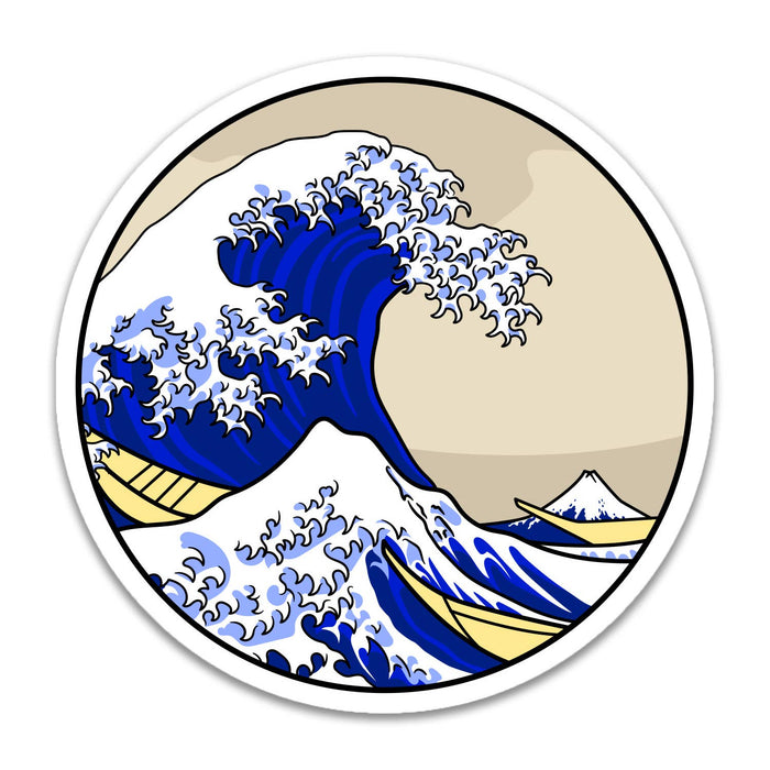 Today is Art Day - Sticker - Great Wave off Kanagawa - Hokusai