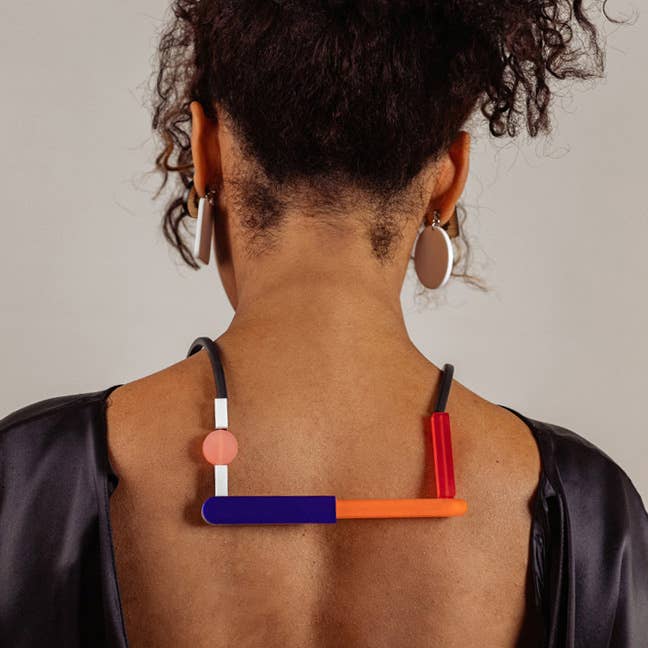 Pamela Coromoto - NEW Fiction Necklace - Black - PMA Store at the Portland Museum of Art, Maine