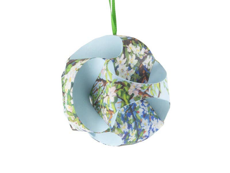 DIY Paper Christmas Ball, Toorop, Blossom - PMA Store at the Portland Museum of Art, Maine
