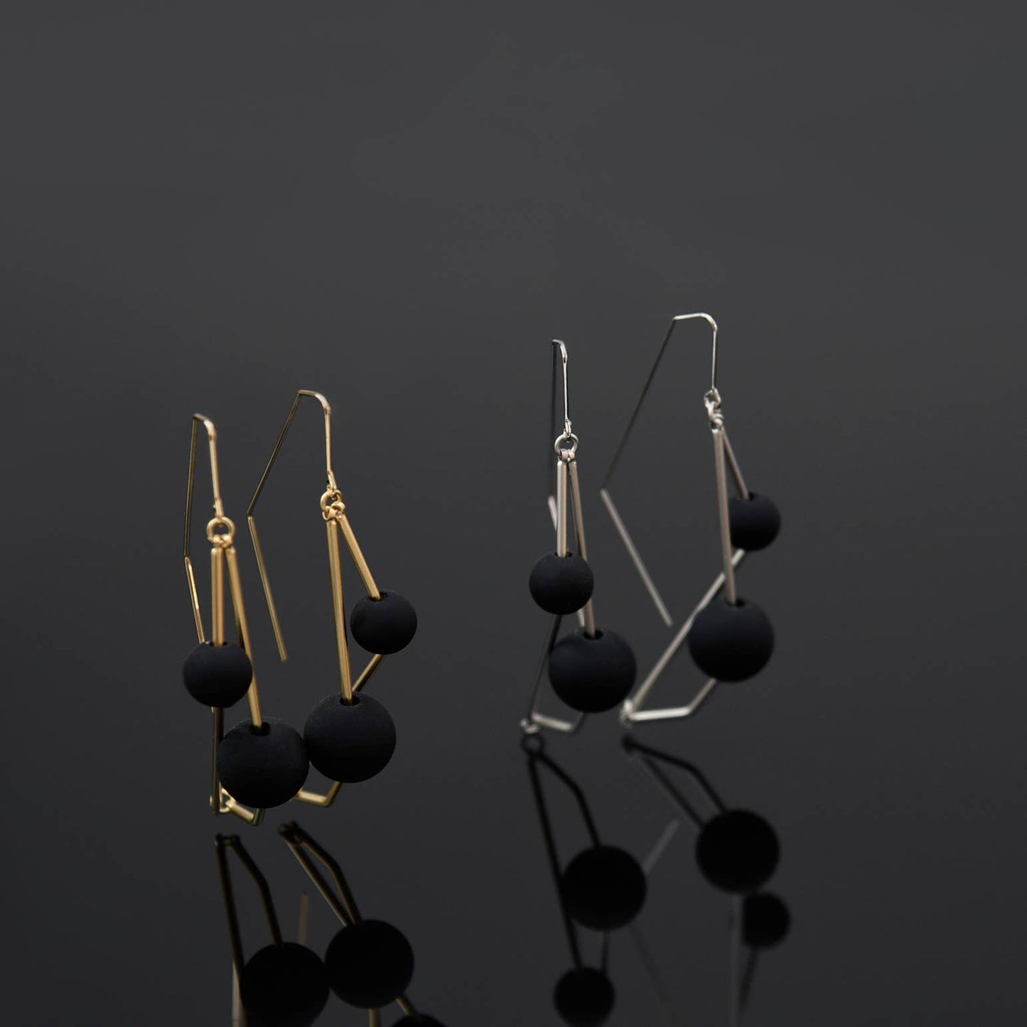 Pursuits - Arlo Earrings: Glass Amber