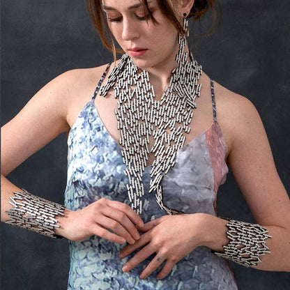 Oropopo - Above Clouds Necklace: Gold - PMA Store at the Portland Museum of Art, Maine