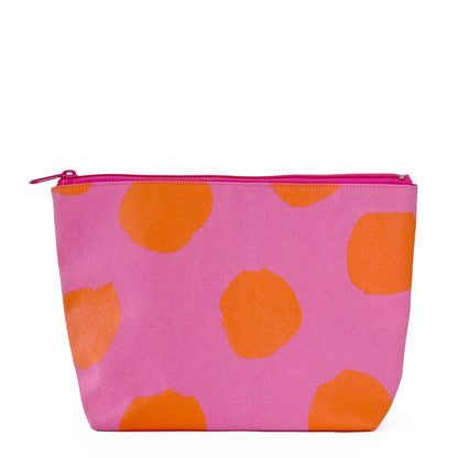 Travel Pouch Large: Grasses Orange/Yellow - PMA Store at the Portland Museum of Art, Maine