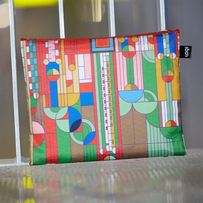 LOQI LLC - FRANK LLOYD WRIGHT Recycled Zip Pockets - PMA Store at the Portland Museum of Art, Maine