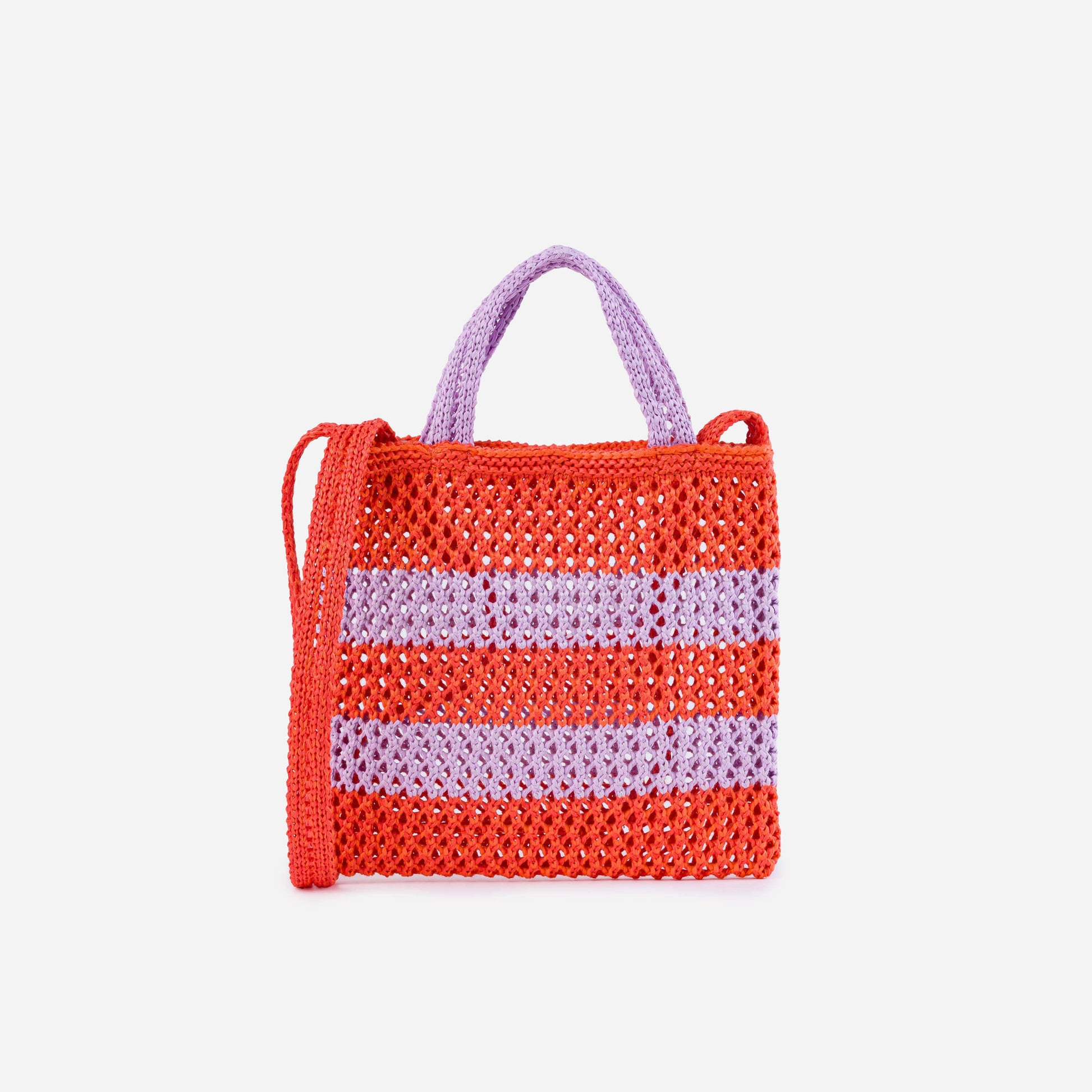 Stripe Raffia Mini Tote: Kelly White - PMA Store at the Portland Museum of Art, Maine