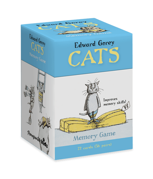 Pomegranate - Edward Gorey: Cats Memory Game - PMA Store at the Portland Museum of Art, Maine